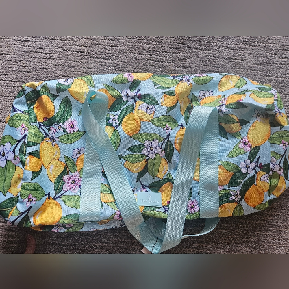 Vera Bradley Lemon Print Duffle Bag